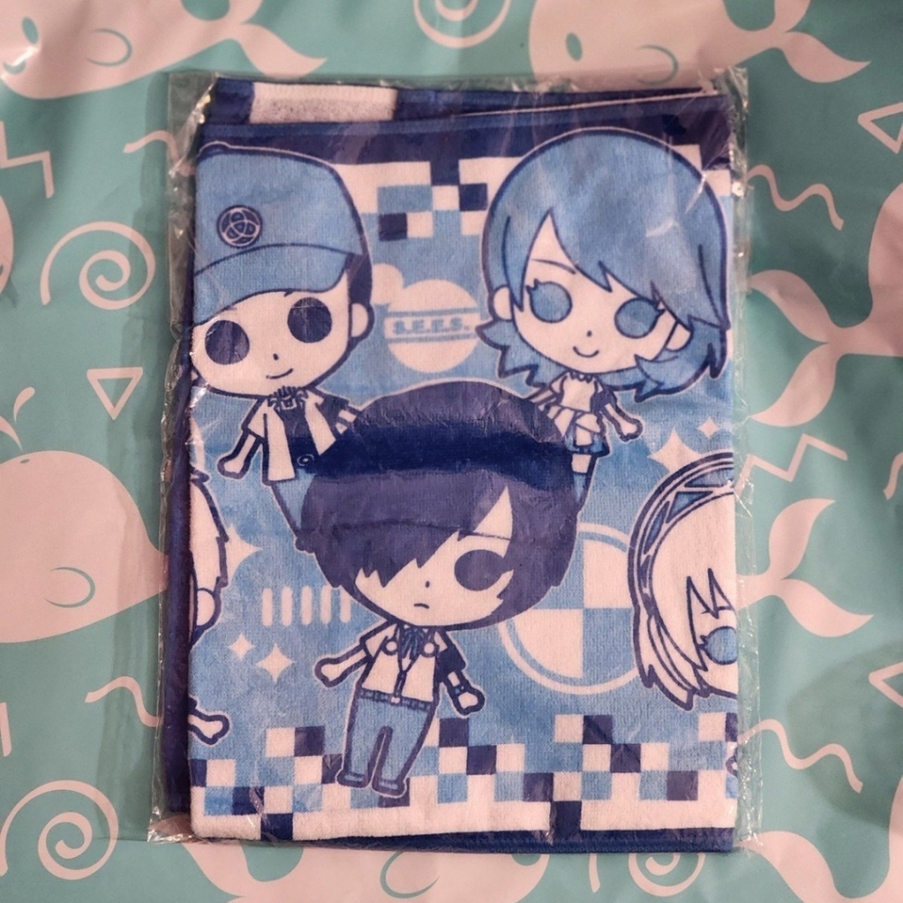 Persona 3 Movie Makoto Yukari Junpei Aigis Ken Koromaru Sports Towel Plush 4 5